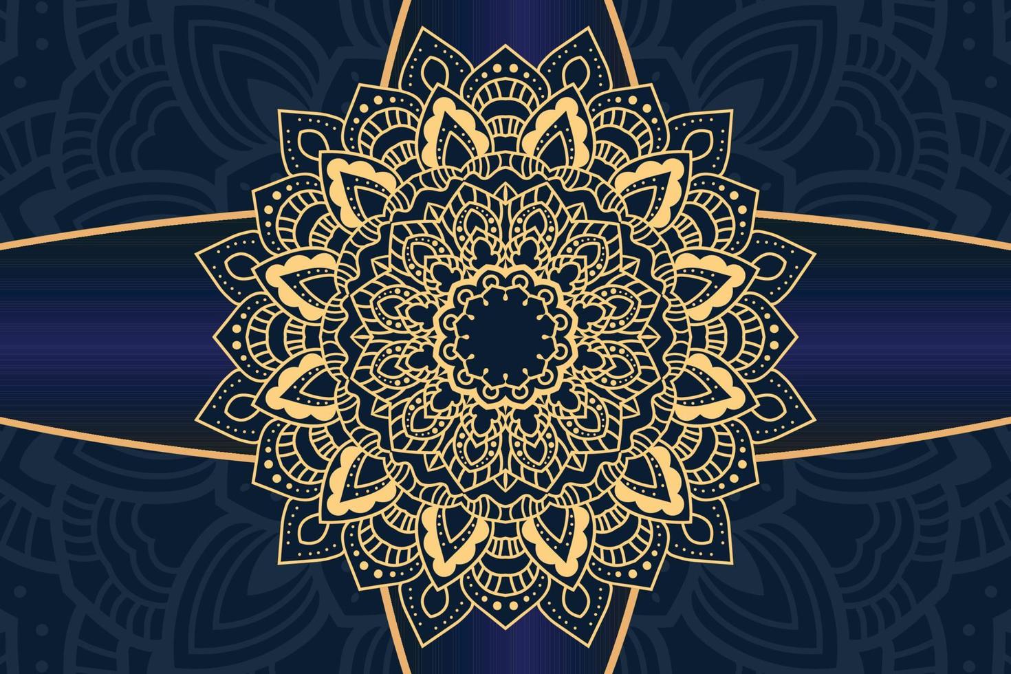 Luxury mandala background design vector