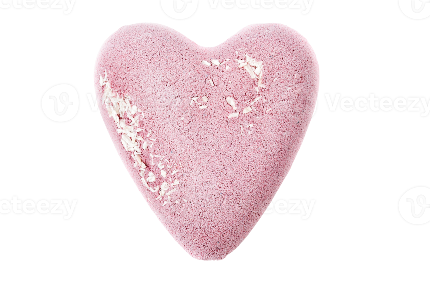 Pink heart isolated on a transparent background png