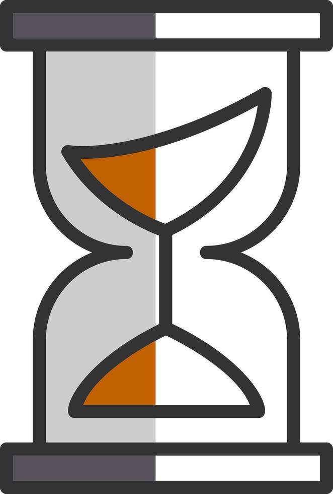 Hourglass Vector Icon Design