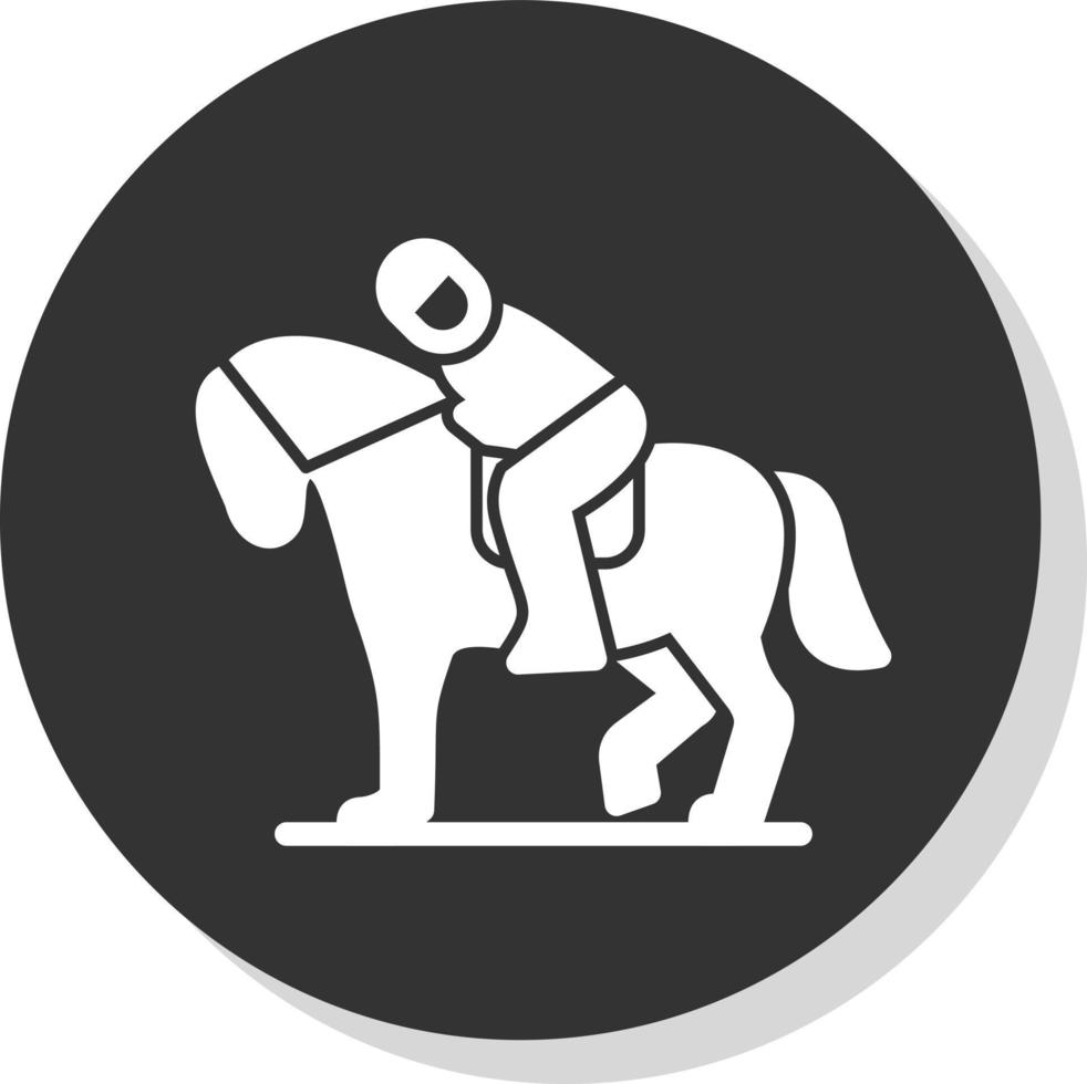 Equestrian Vector Icon Design