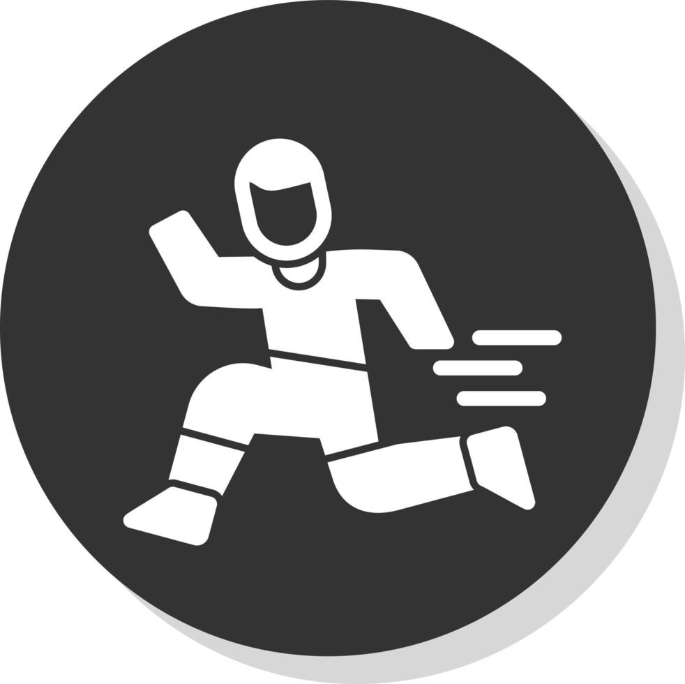 diseño de icono de vector de atletismo