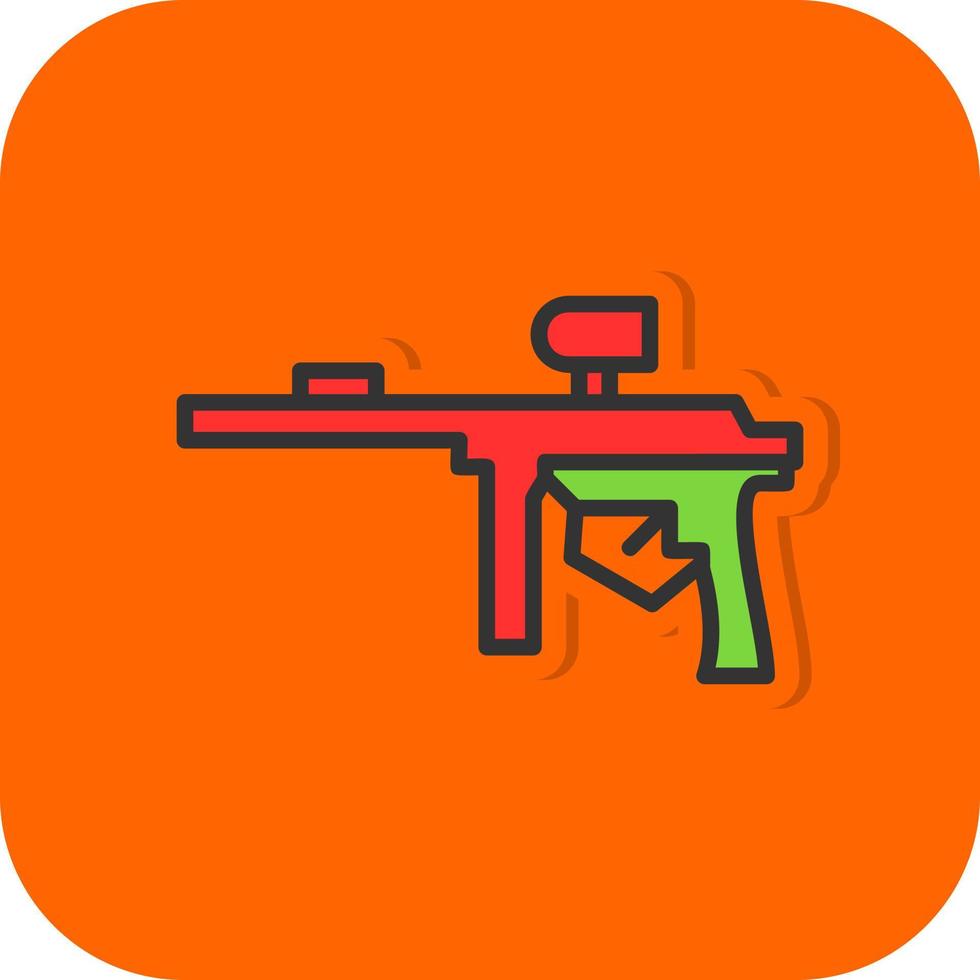 diseño de icono de vector de paintball