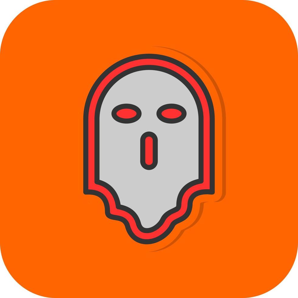 diseño de icono de vector de terror