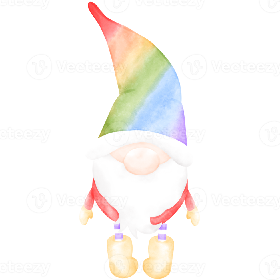 fierté gnome, gnome fierté, fierté illustration, gnome illustration, arc en ciel png