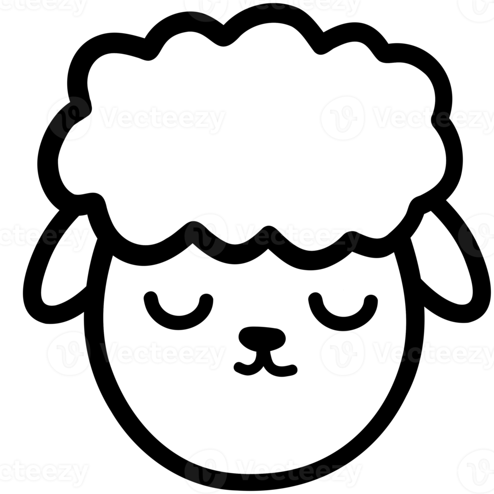 schattig schaap, geit, schapen illustratie, dier, dier illustratie png