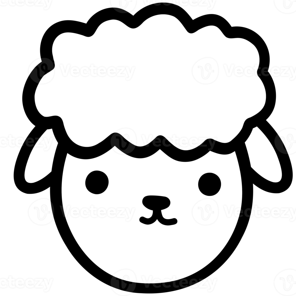 mignonne mouton, chèvre, mouton illustration, animal, animal illustration png