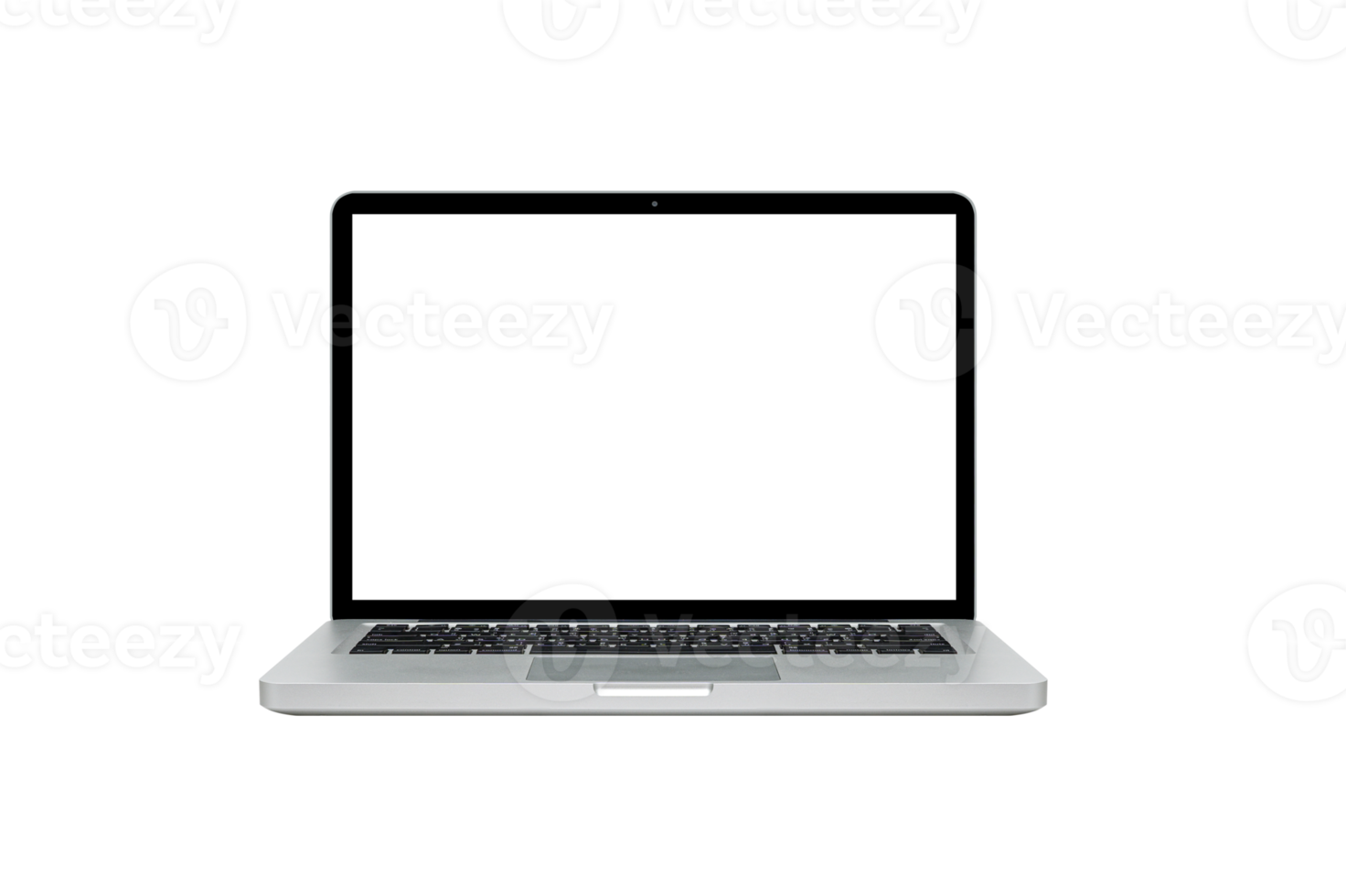 il computer portatile con vuoto schermo isolato su png o trasparente sfondo per nuovo produc