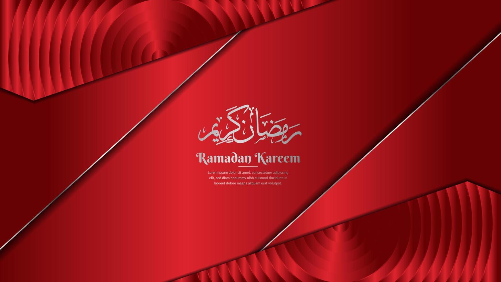red color islamic illustration Free Vector 21277001 Vector Art at Vecteezy