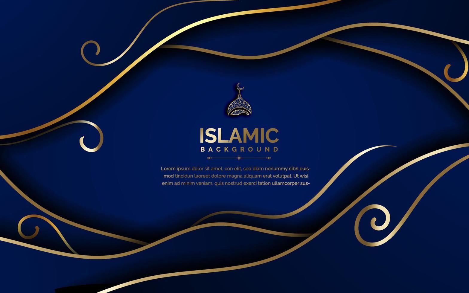 luxury Islamic Background Free Vector