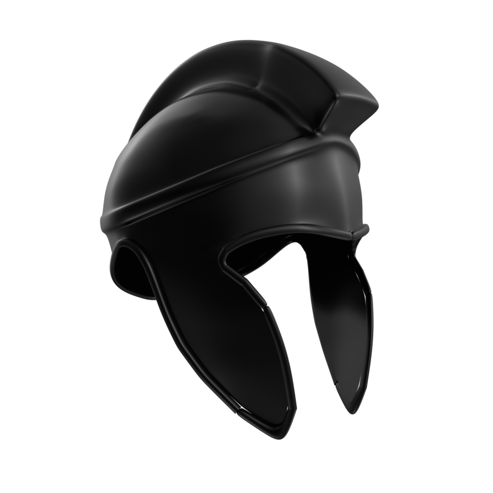 Spartan helmet isolated on transparent png