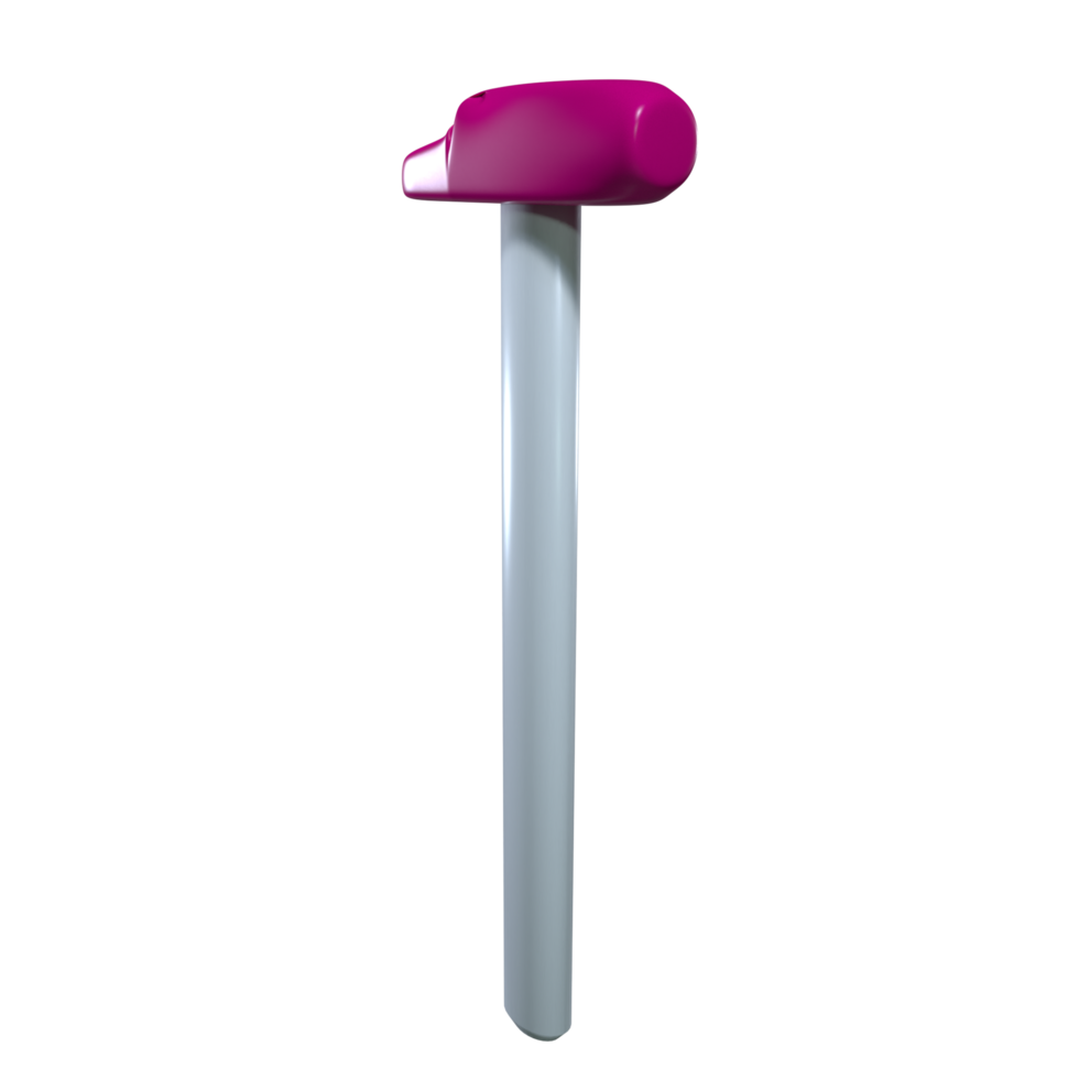 Hammer isolated on transparent png