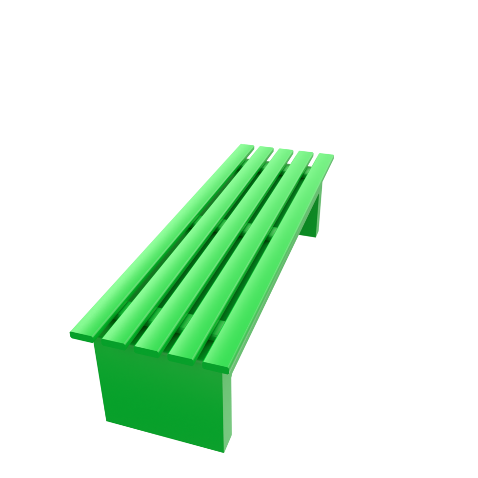 Bench isolated on transparent png