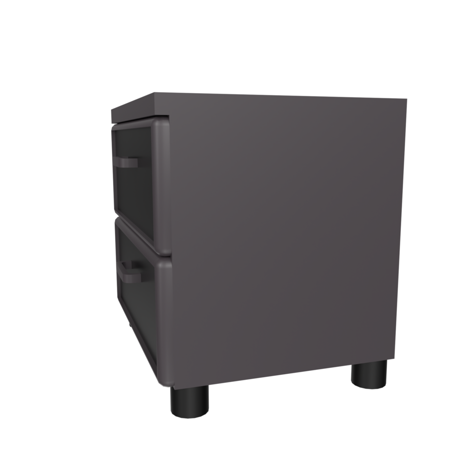 Nightstand isolated on transparent png