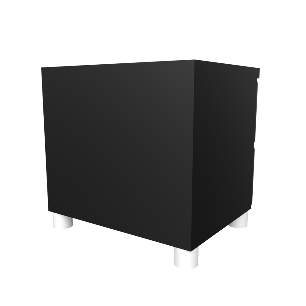 Nightstand isolated on transparent png