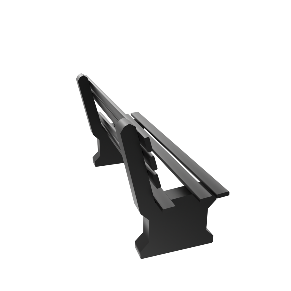 Bench isolated on transparent png