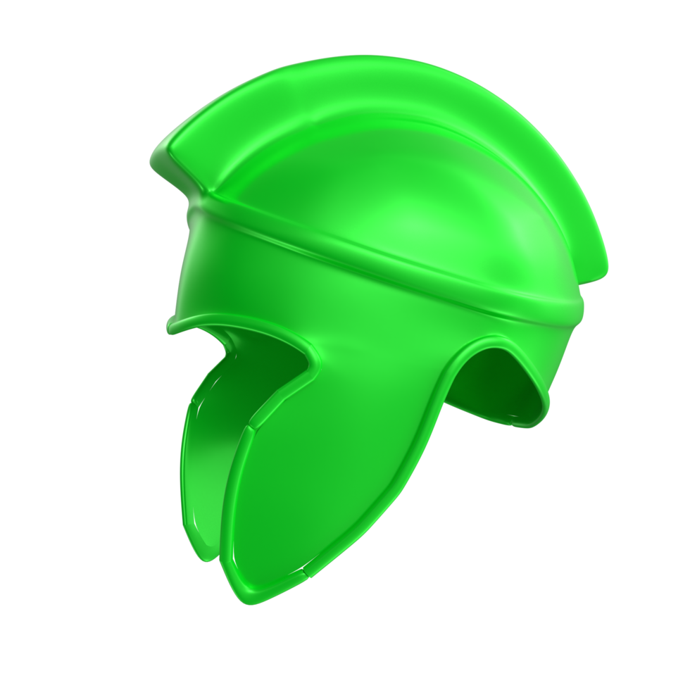 Spartan helmet isolated on transparent png