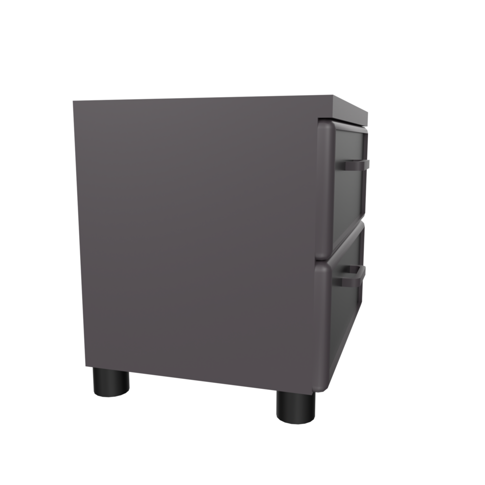 Nightstand isolated on transparent png