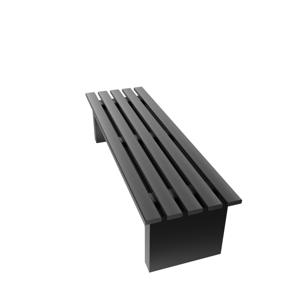 Bench isolated on transparent png