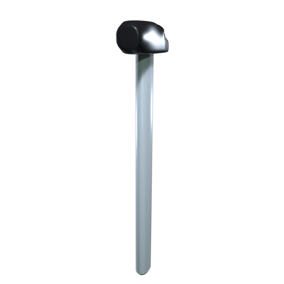 Hammer isolated on transparent png