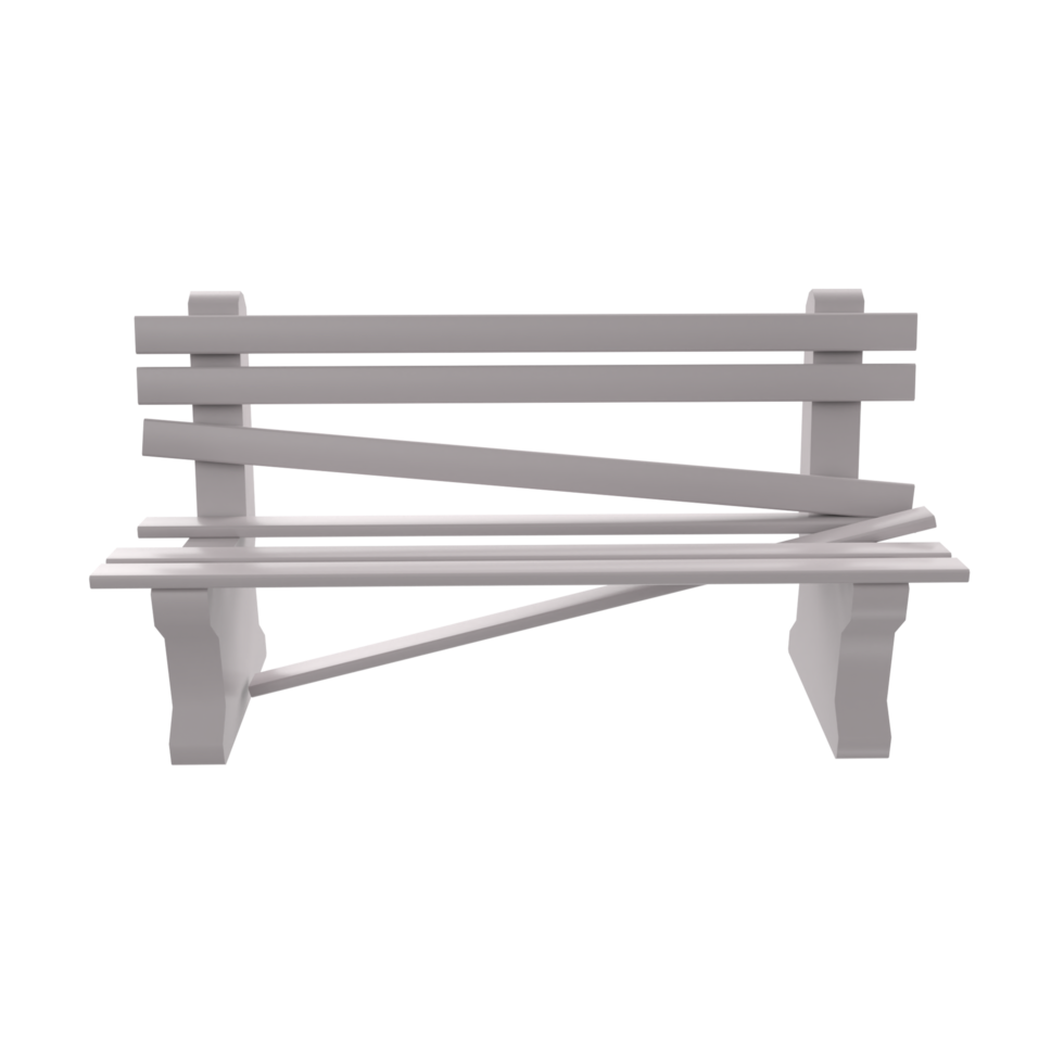 Bench isolated on transparent png