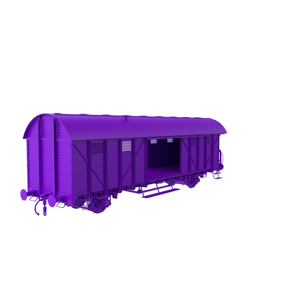 Train vagon isolated on transparent png