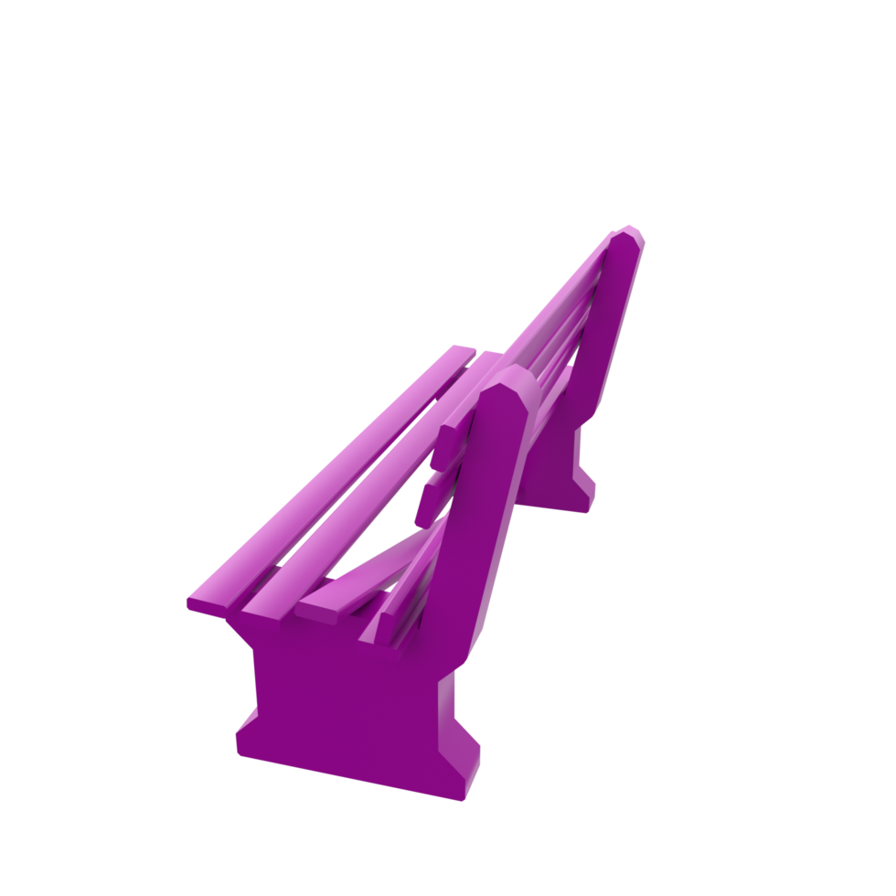 Bench isolated on transparent png