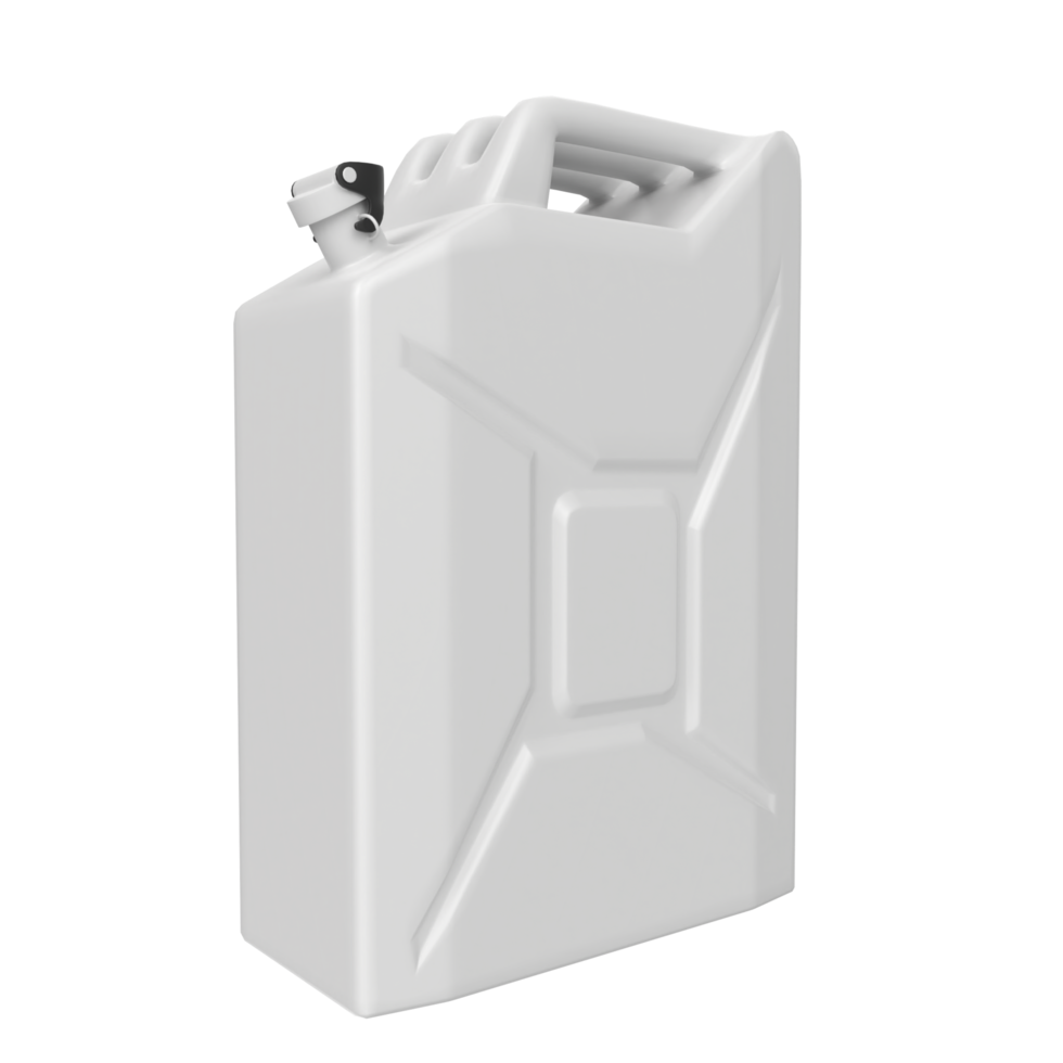 gas can isolated on transparent png