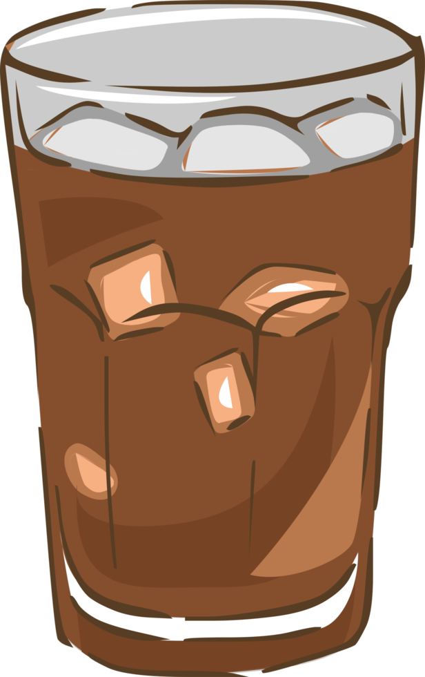 Iced americano png g raphic clipart design