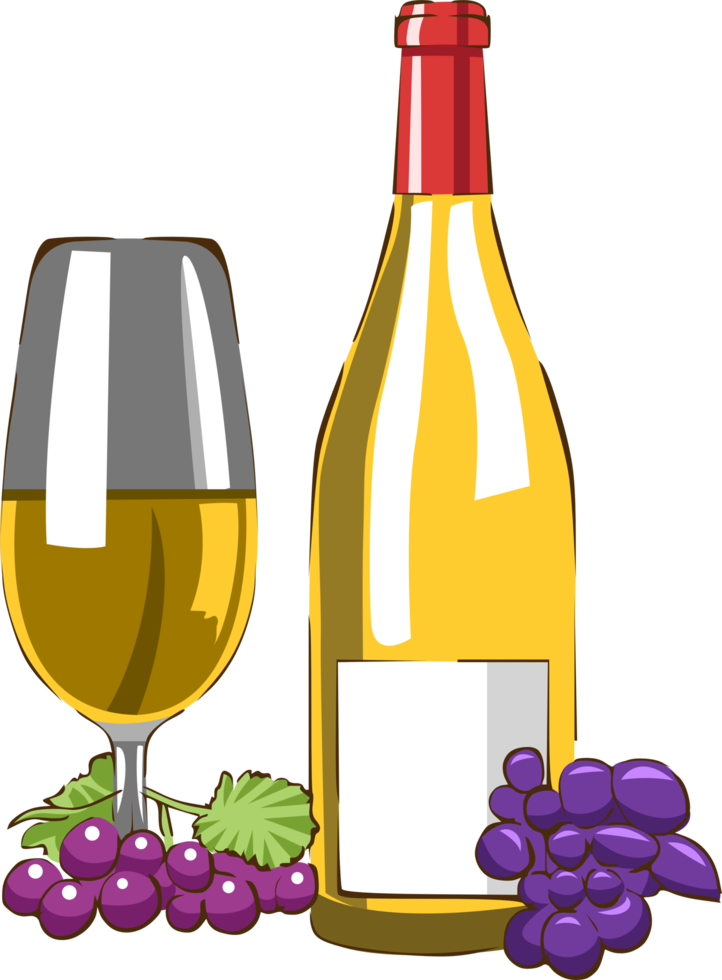 Wine png graphic clipart design