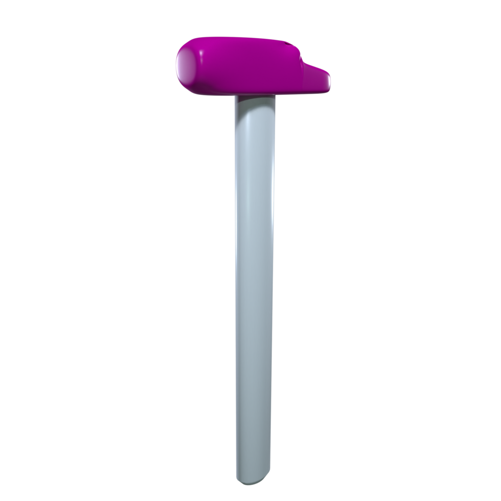 Hammer isolated on transparent png