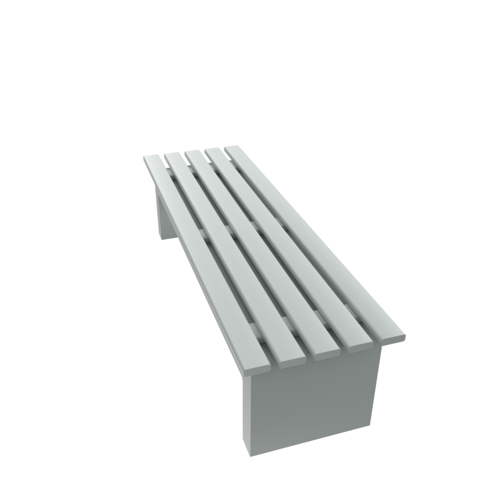 banc isolé sur transparent png