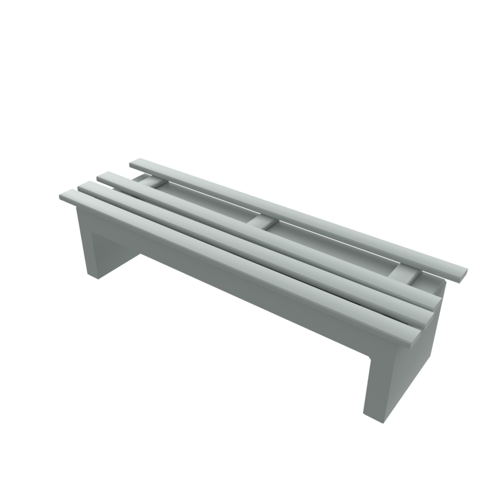 Bench isolated on transparent png