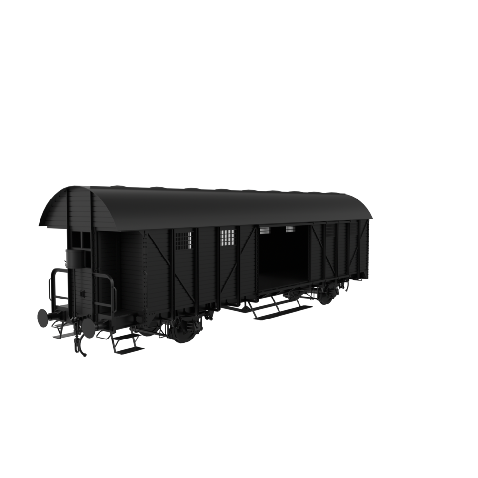 Train vagon isolated on transparent png