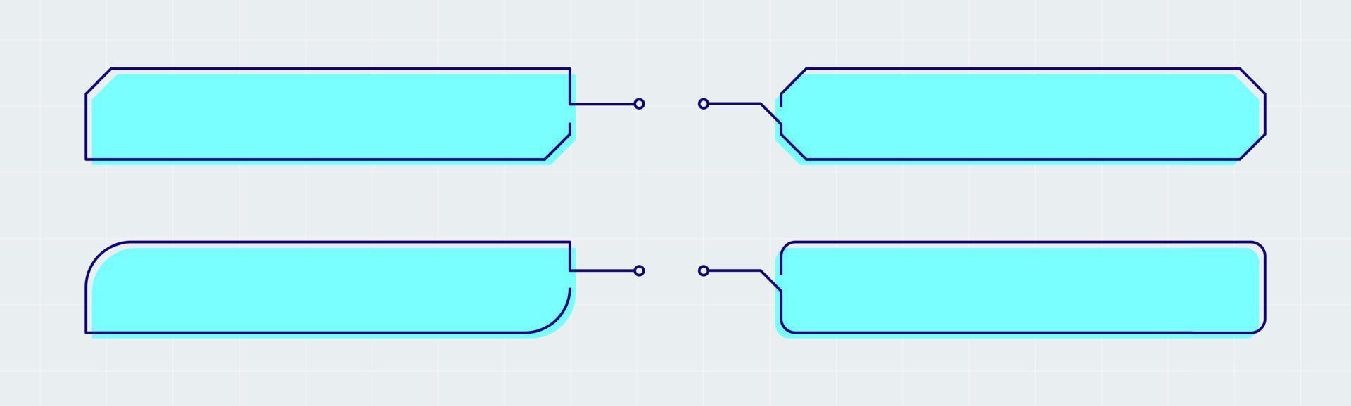 Chat bubble signs in pop art style. Retro empty infographic bubbles set. vector