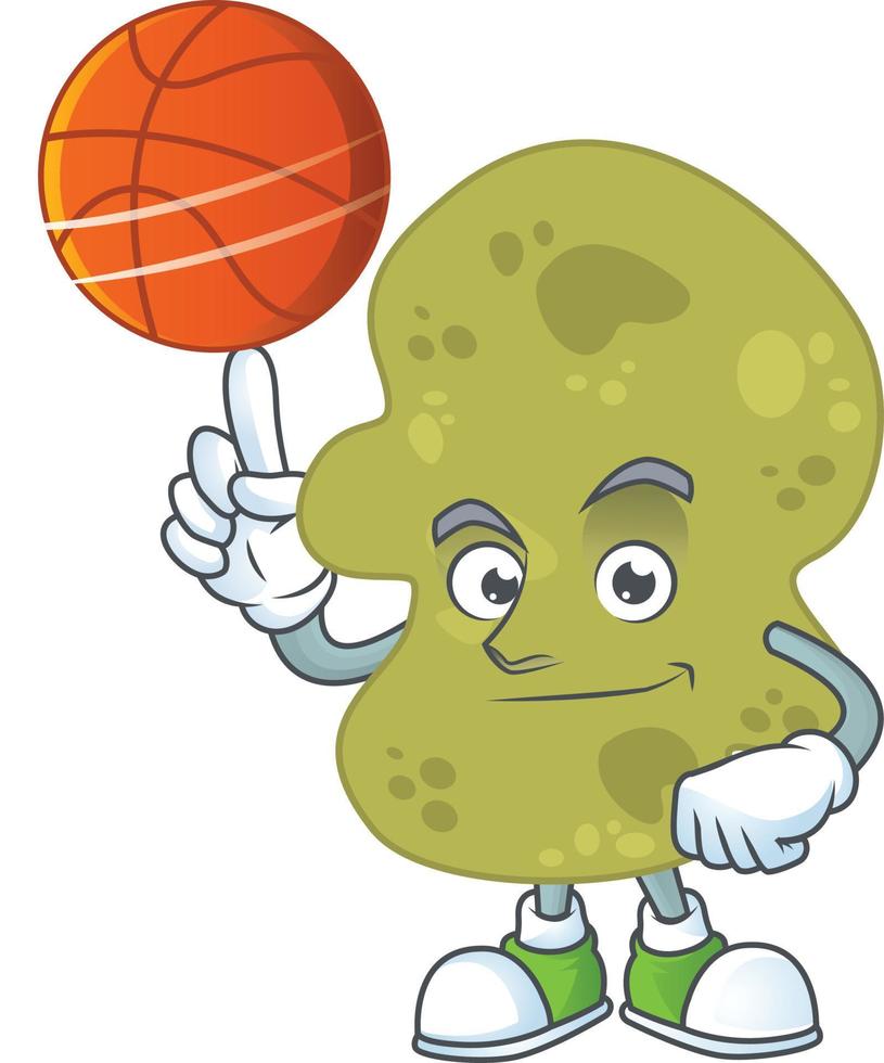 Cartoon character of verrucomicrobia vector