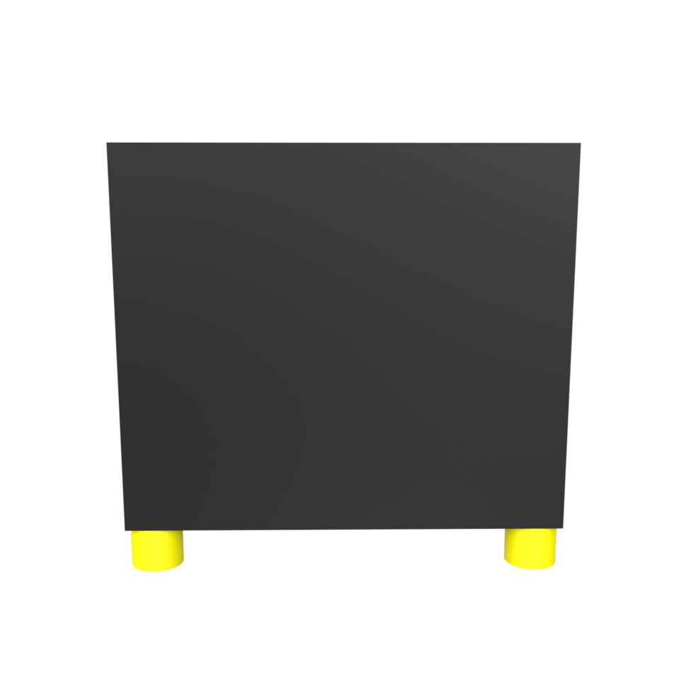 Nightstand isolated on transparent png