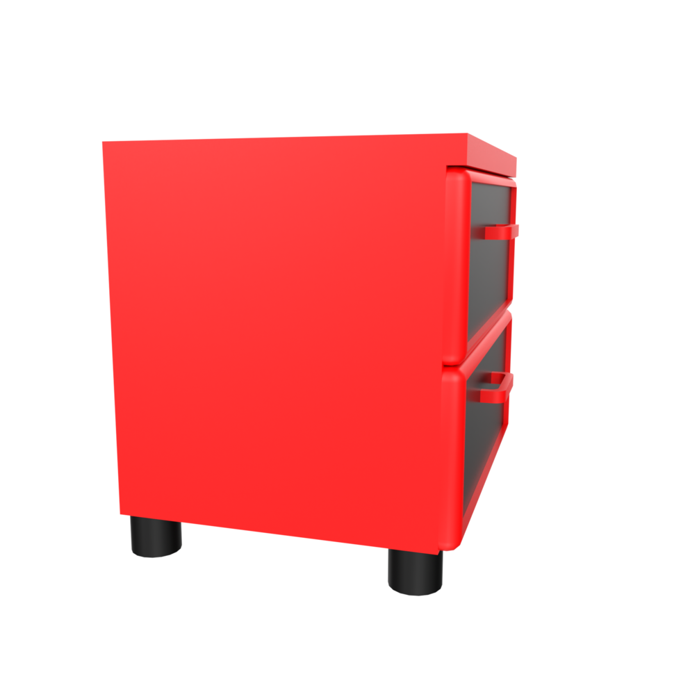 Nightstand isolated on transparent png