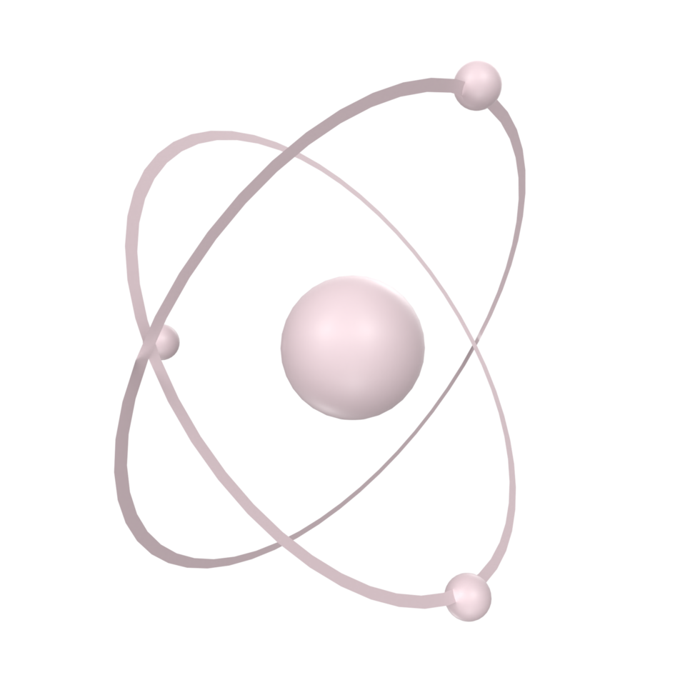 Atom isoliert auf transparent png