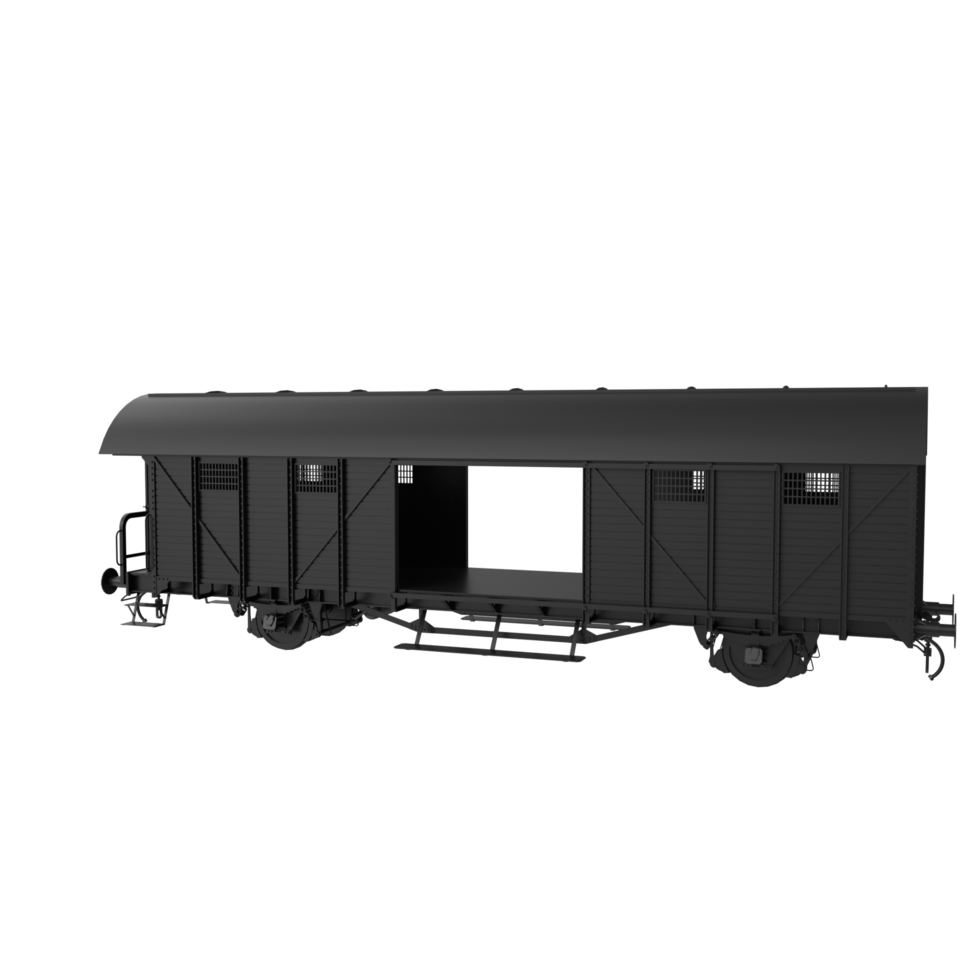 Train vagon isolated on transparent png