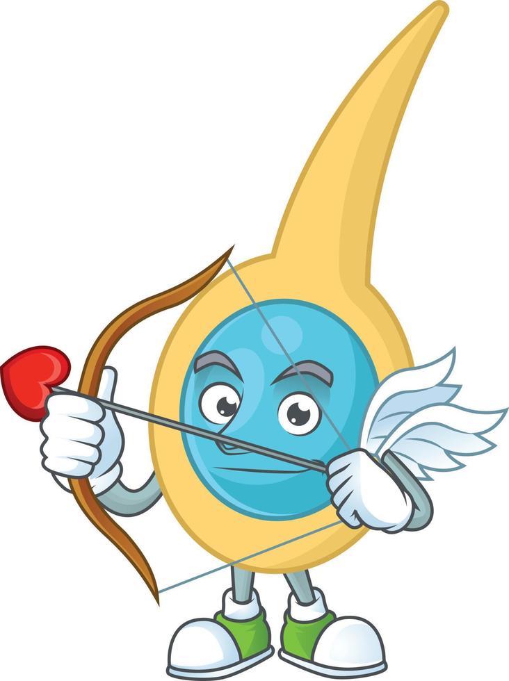 Cartoon character of clostridium tetani vector