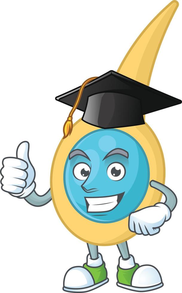 Cartoon character of clostridium tetani vector