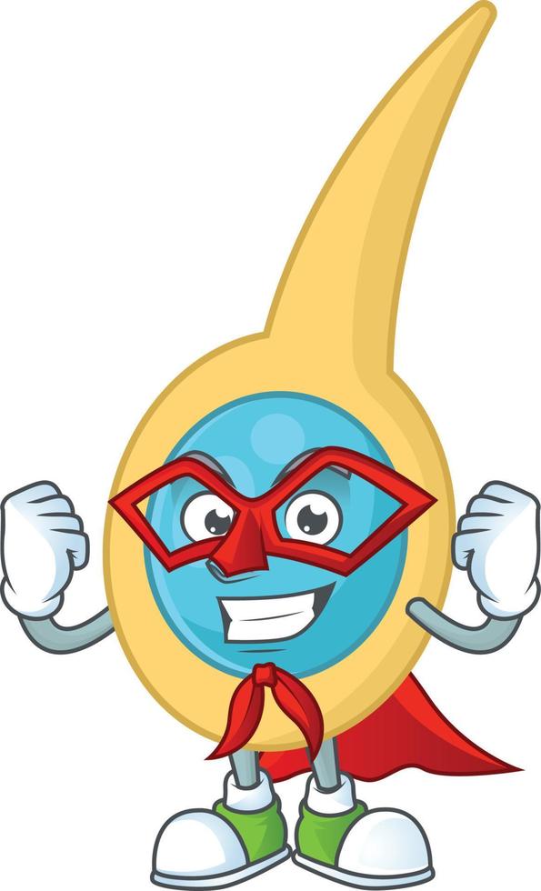 Cartoon character of clostridium tetani vector