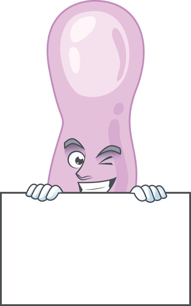 Cartoon character of clostridium botulinum vector
