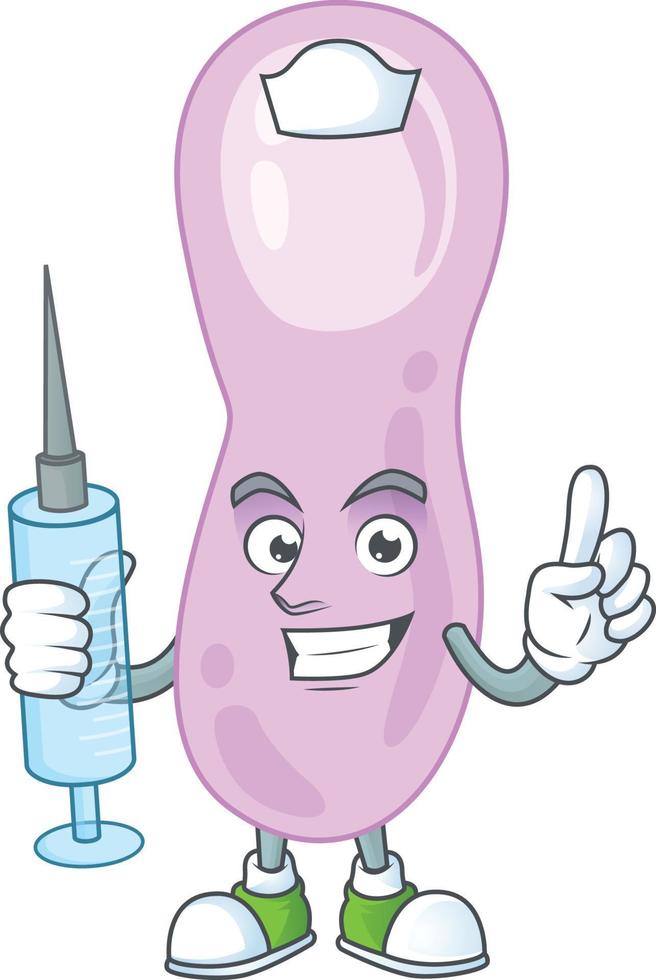 Cartoon character of clostridium botulinum vector