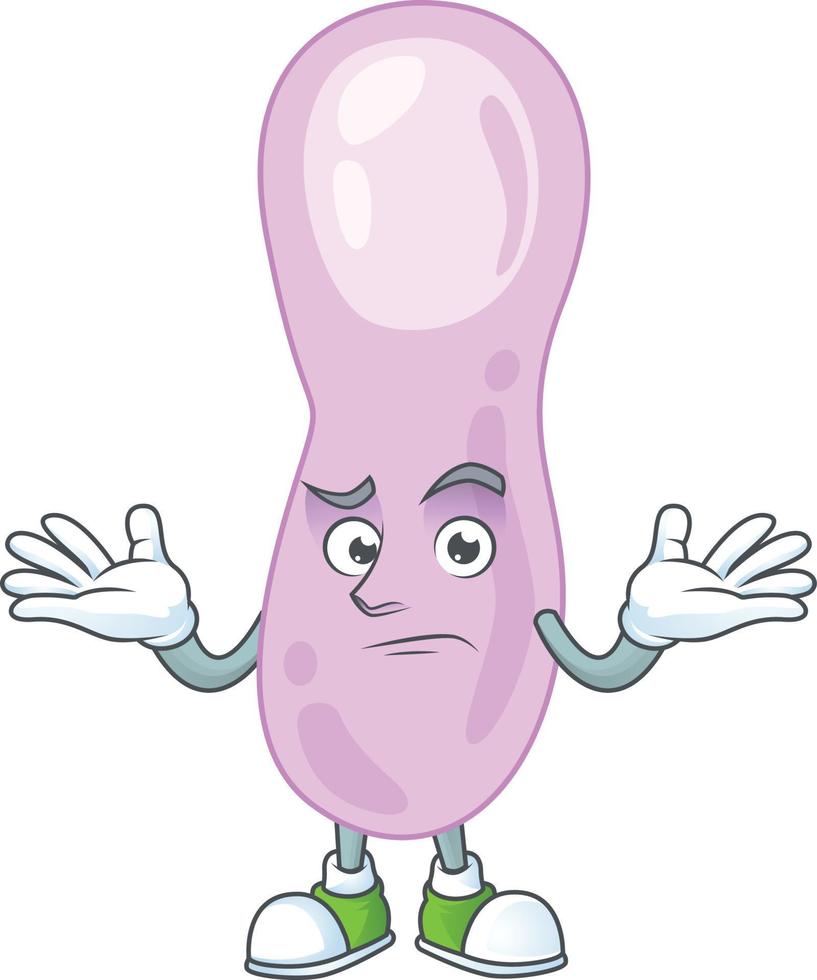 Cartoon character of clostridium botulinum vector