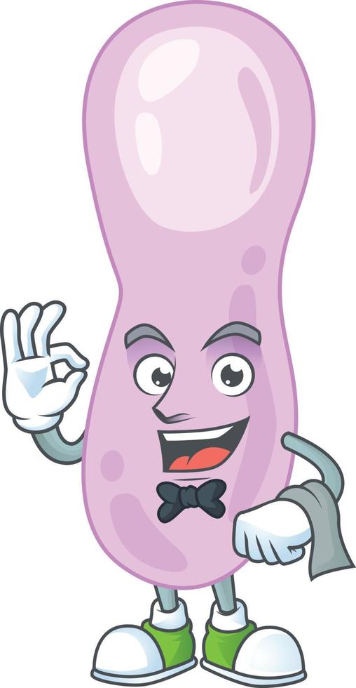 Cartoon character of clostridium botulinum vector