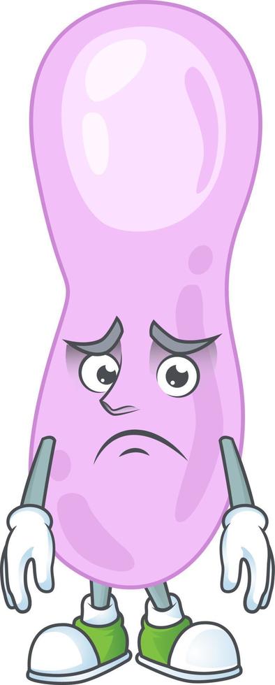 Cartoon character of clostridium botulinum vector