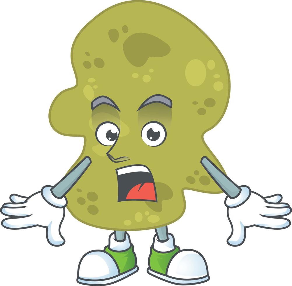 Cartoon character of verrucomicrobia vector