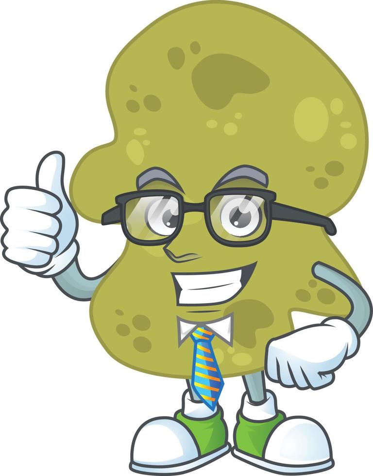 Cartoon character of verrucomicrobia vector