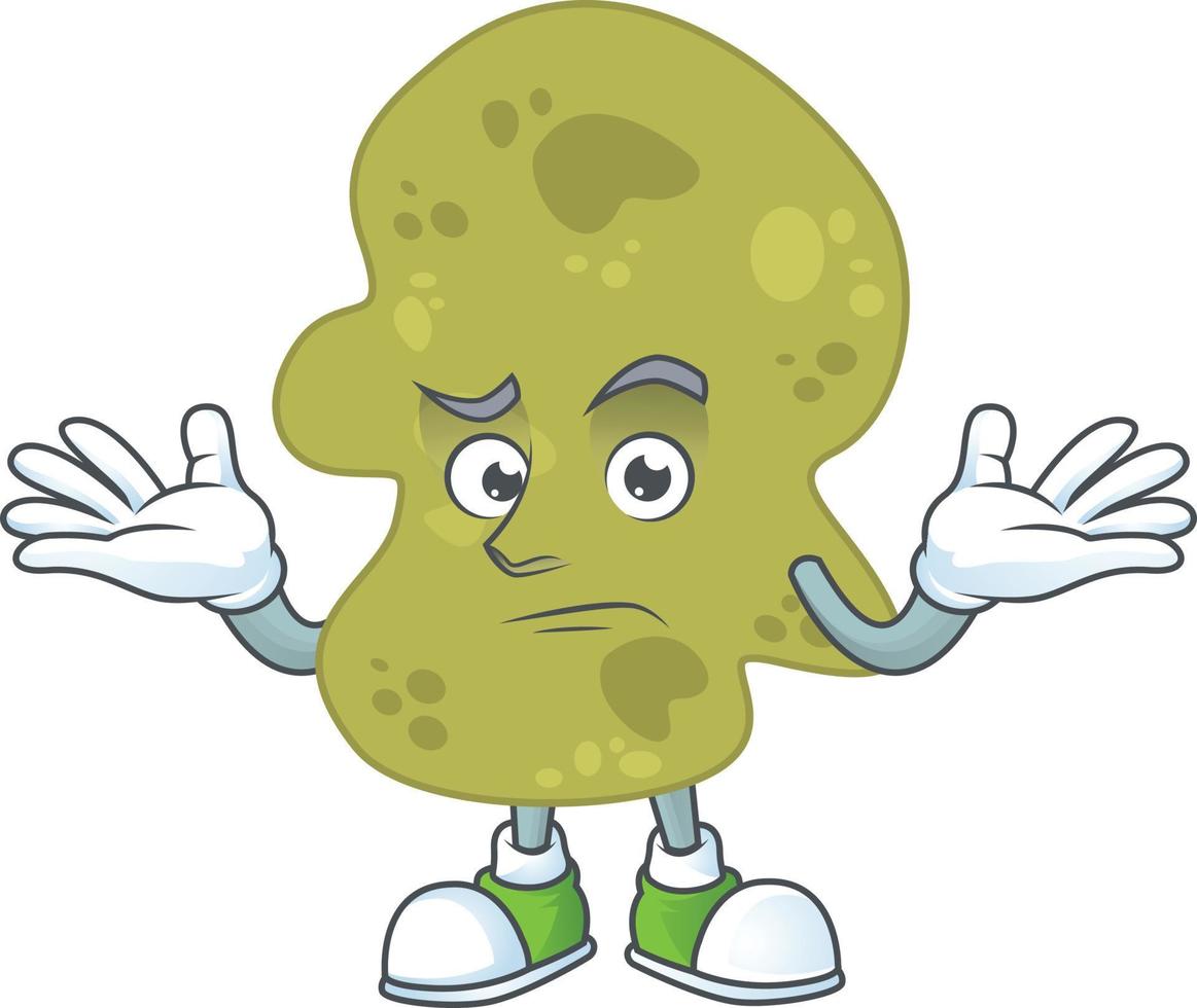 Cartoon character of verrucomicrobia vector